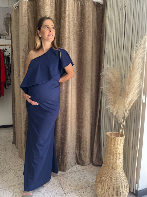 Vestido de maternidad, Martina azul marino