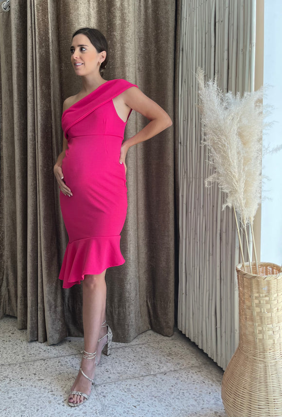Vestido de maternidad María José rosa barbie