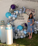 Vestido de maternidad, Aurelia azul polvo