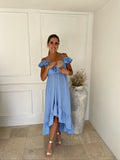 Vestido de maternidad Carlota azul madrid