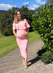 Vestido de maternidad, Arantza rosa claro Ponti roma M