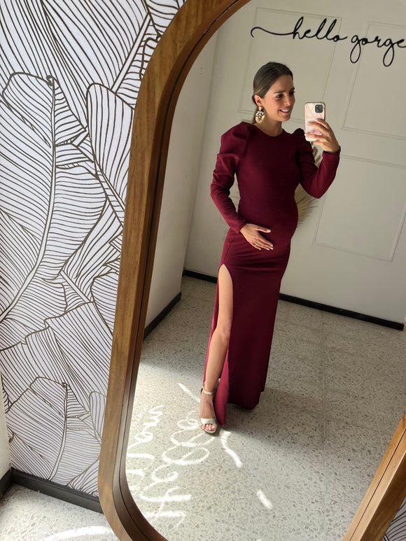 Vestido de maternidad, vega/ritta vino