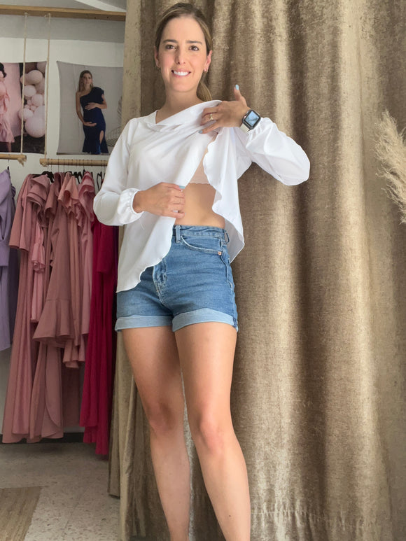 Blusa de Lactancia, Diana Blanca