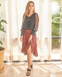 Blusa de lactancia, Daniela negra puntitos