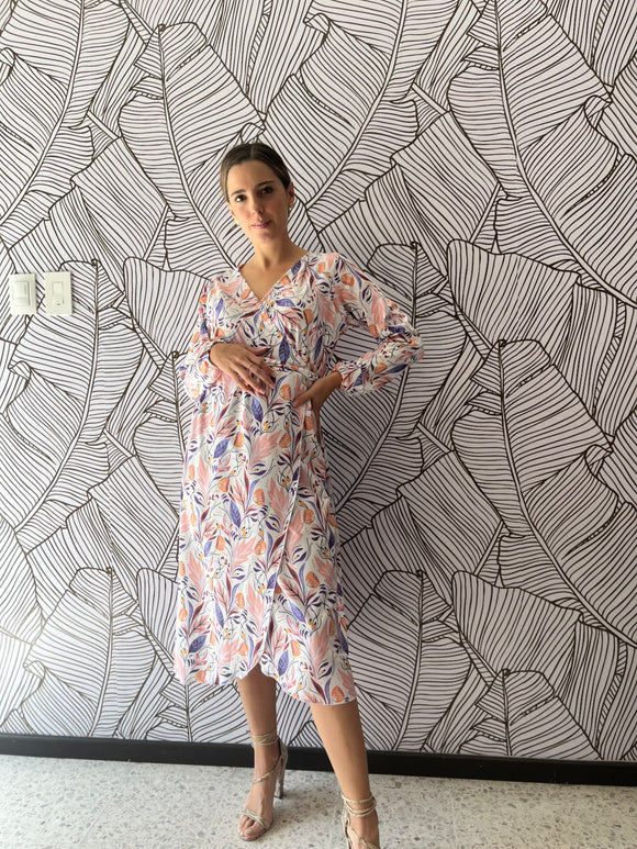 Vestido de maternidad, Ursula hojas viento