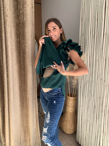 Blusa de lactancia, Ruth Verde
