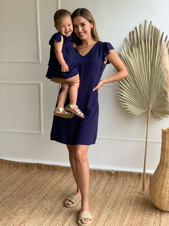 Vestidos azul, matching azul marino