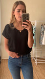 Blusa de lactancia, negra esme CH, G y XG