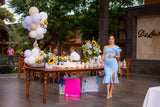 Vestido de maternidad, Aurelia azul cielo G