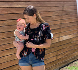 Blusa de lactancia, Georgina/Diana pajaritos