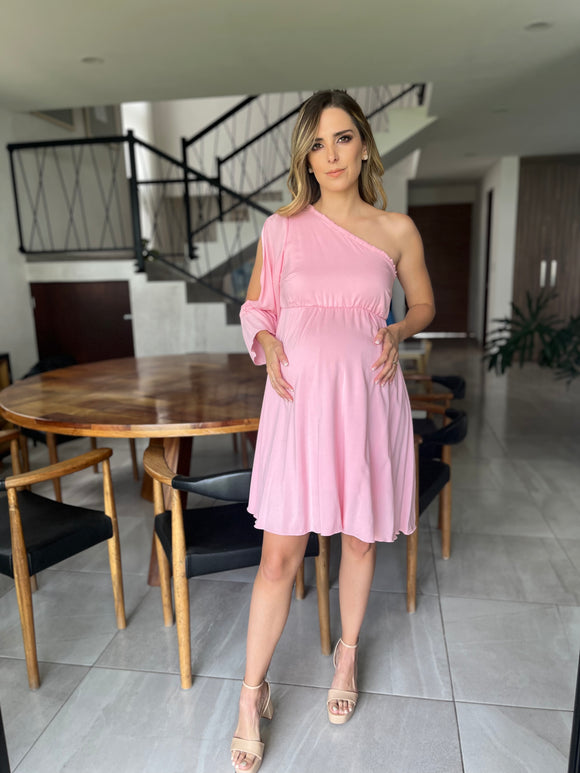Vestido Antonella de maternidad color rosa claro CH