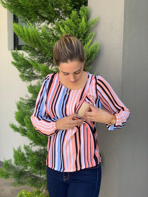 Blusa de lactancia, daniela rayas
