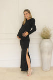 Vestido de maternidad, vega/ritta negro CH