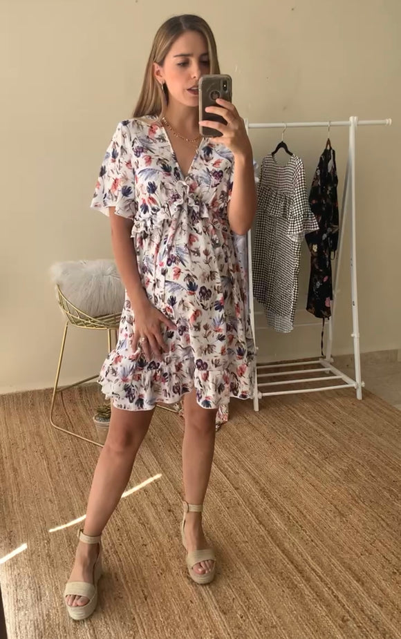 Vestido maternidad, Karina acuarela