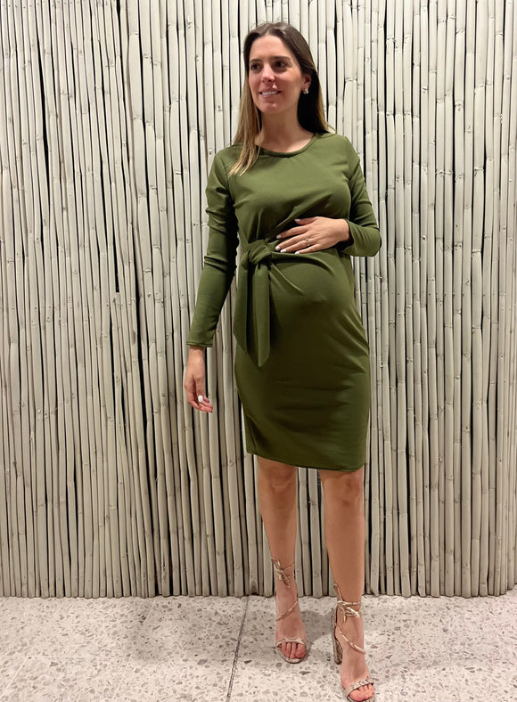 Vestido de maternidad, Camila verde olivo
