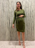 Vestido de maternidad, Camila verde olivo