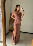 Vestido de maternidad Valentina, Rosa quemado