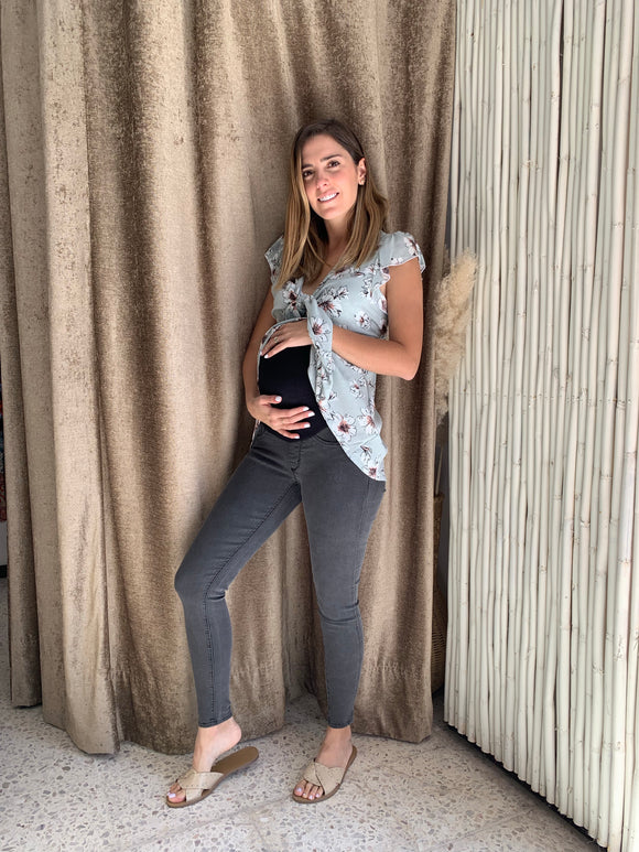 Jeans de maternidad obscuro Ku“BB”