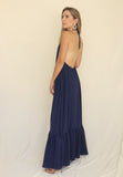 Vestido de maternidad Elisa, azul marino