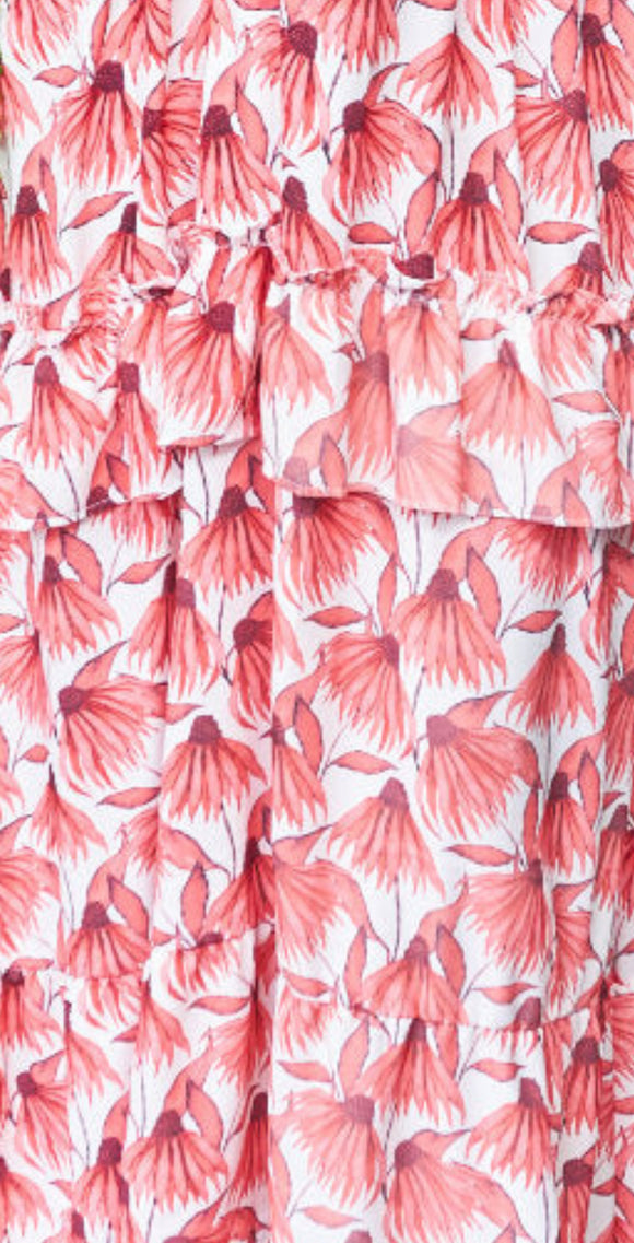 Tela tulipanes rojos