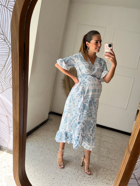 Vestido de maternidad, Ursula garigoleado