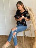 Blusa de lactancia, pajaritos georgina