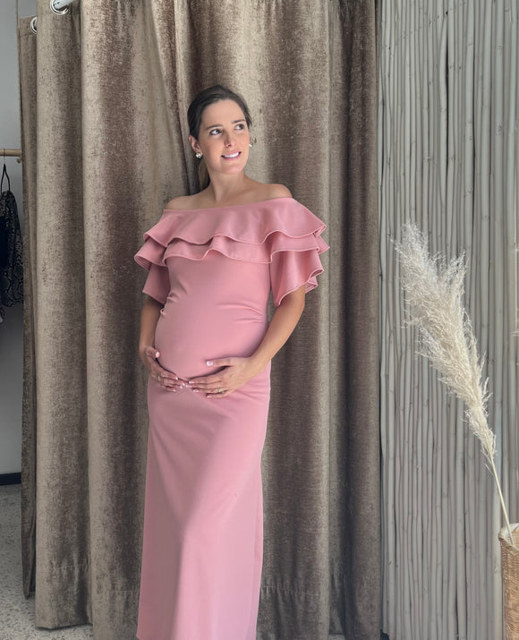 Vestido de maternidad, Alejandra rosa fuerte