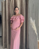 Vestido de maternidad, Alejandra rosa fuerte