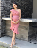 Vestido de maternidad María José rosa