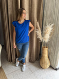 Blusa lactancia Andy, azul rey