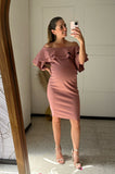 Vestido de maternidad, Alejandra rosa quemado