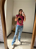 Blusa Ruth mangas Adri, rosa quemado