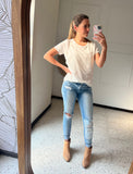 Blusa de lactancia Esme ivory