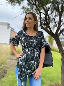 Blusa de maternidad, Luciana tela moderna